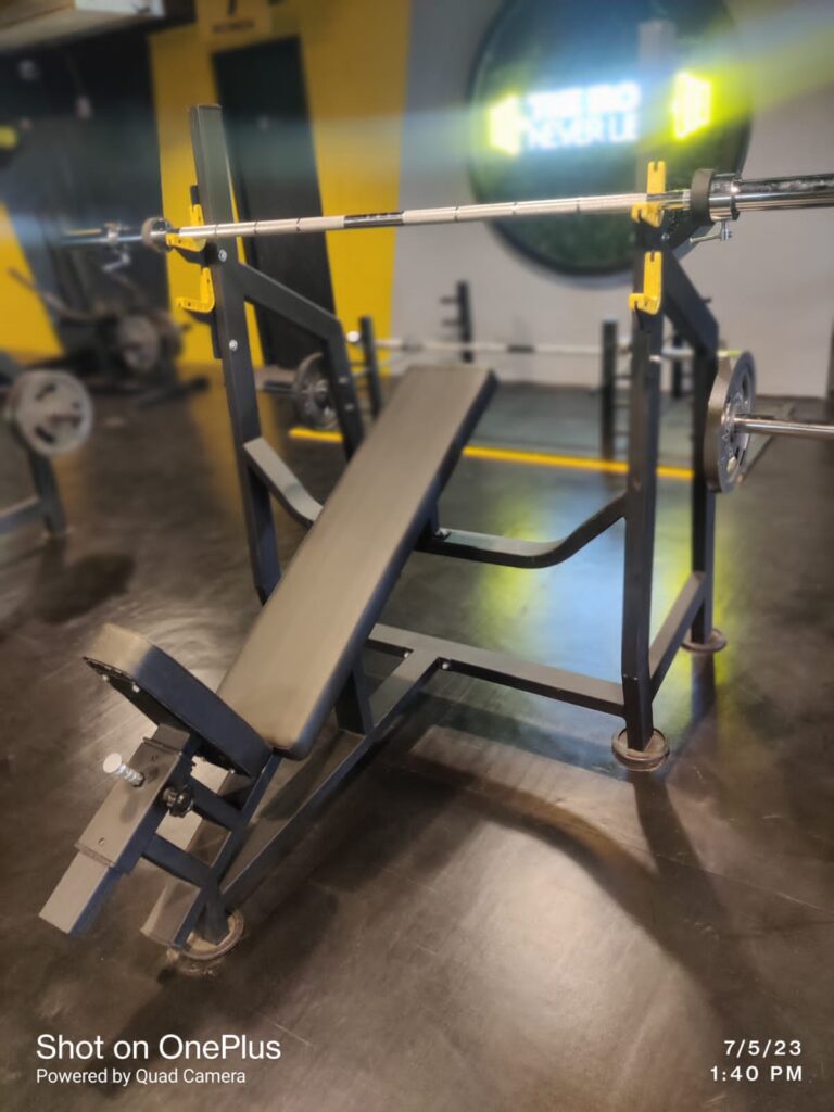 Olympic incline bench