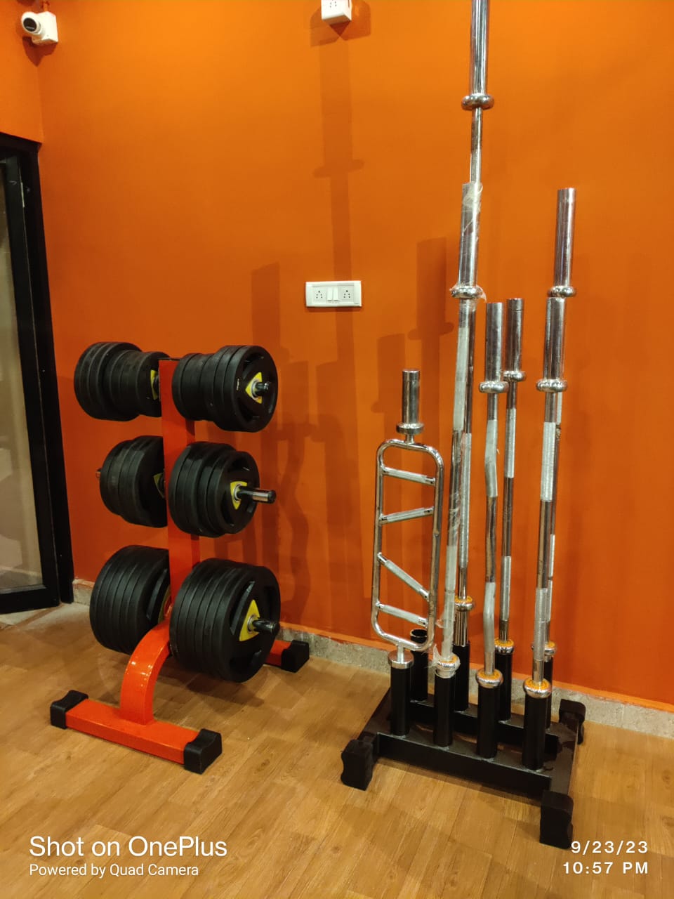 Barbell rod stand