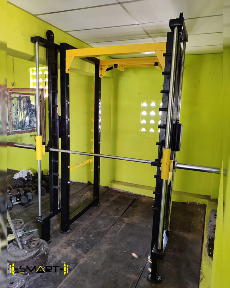 Power rack with smith machine